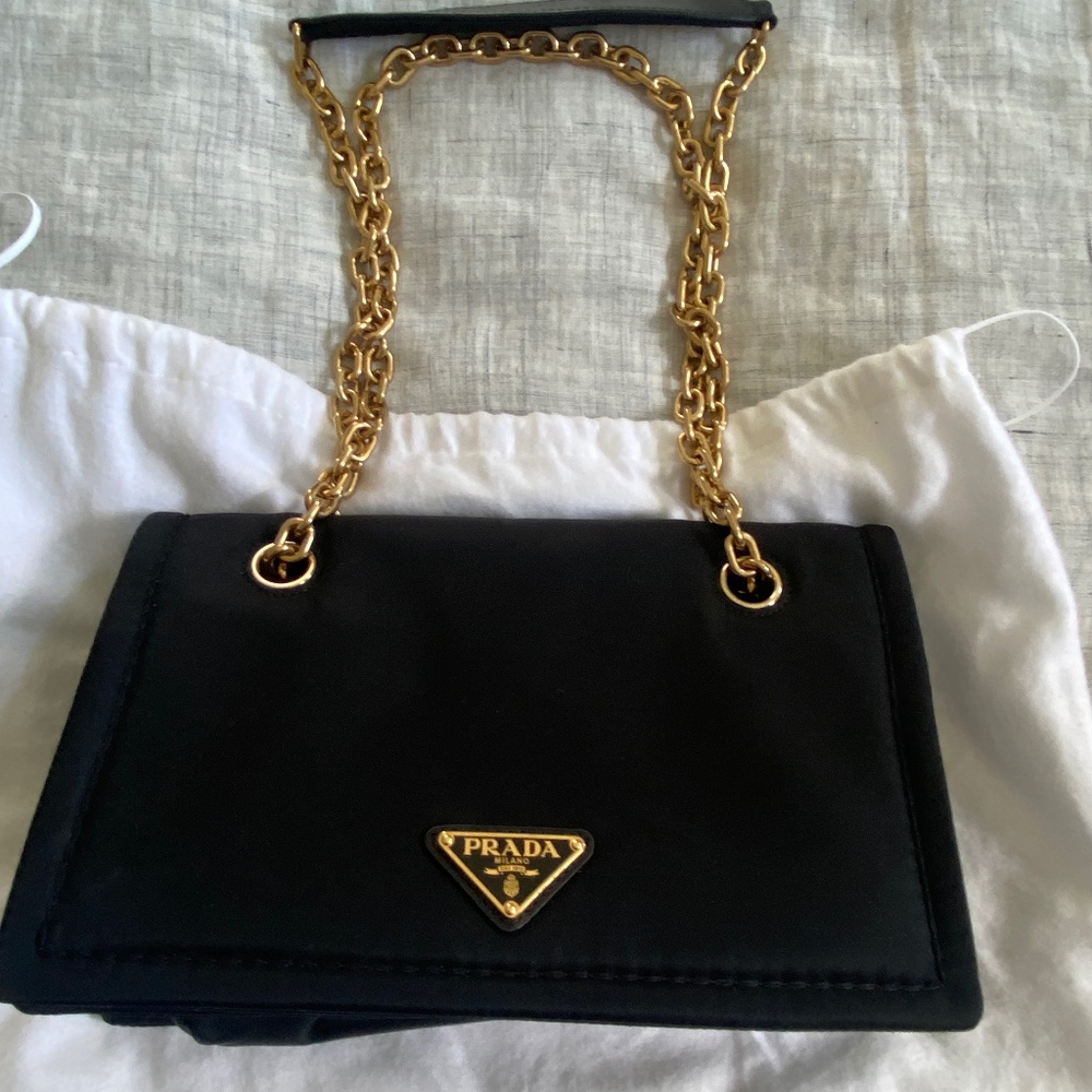 Prada nylon shoulder bag